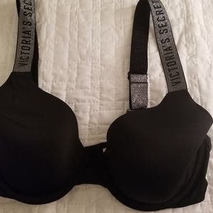 Beautiful silver sparkle bra